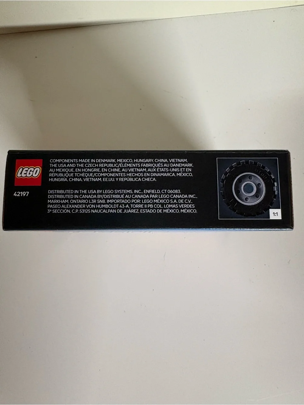 NIB LEGO Technic 42197 Backhoe Loader Building Toy 104 pcs
